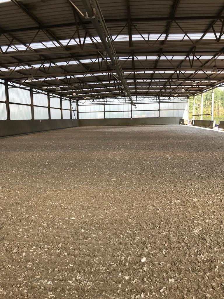 Indoor paarden piste Waregem