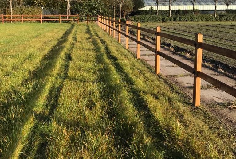 weideomheining in hardhout by DM.Equine